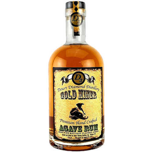 Desert Diamond Gold Miner Agave Rum 750ml