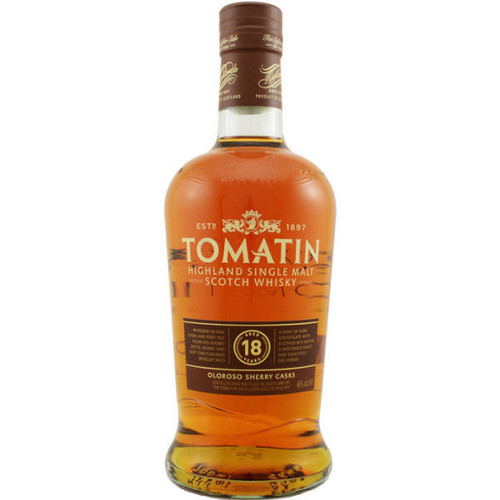 Tomatin 18 Year Old Oloroso Sherry Casks Highland Single Malt Scotch 750ml