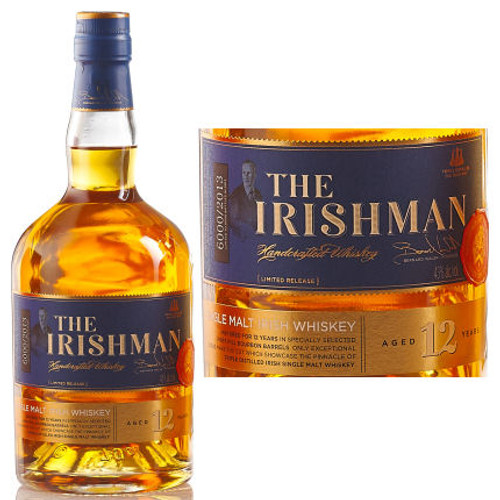 The Irishman 12 Year Old Single Malt Irish Whiskey 750ml The Irishman 12 Year Old Single Malt Irish Whiskey 750ml