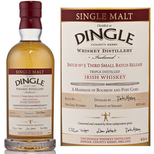 Dingle Batch No.3 Single Malt Irish Whiskey 750ml