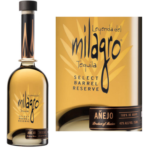 Milagro Select Barrel Reserve Anejo Tequila 750ml