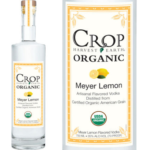 Crop Organic Meyer Lemon Flavored Grain Vodka 750ml