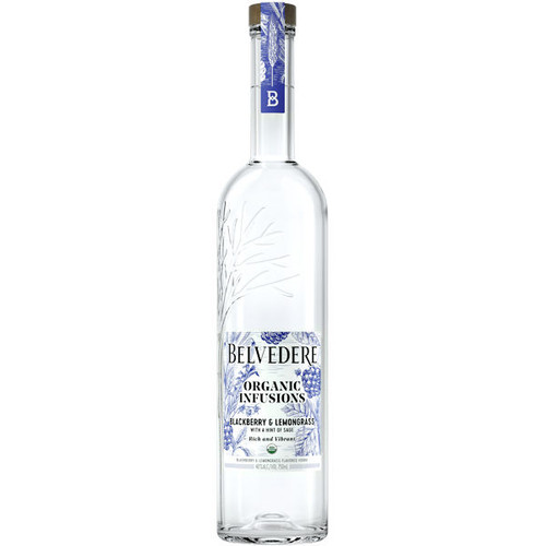 Belvedere Organic Infusions Blackberry & Lemongrass Vodka 750ml