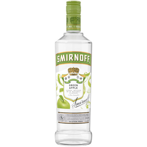 Smirnoff Green Apple Vodka 750ml
