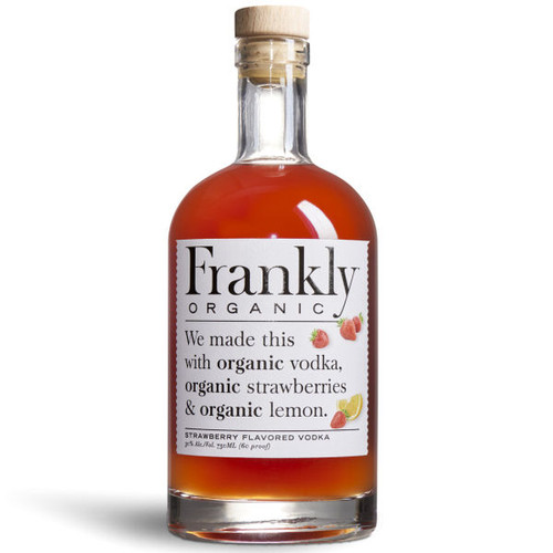 Frankly Organic Strawberry Vodka 750ml