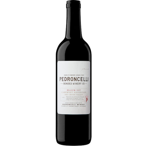 Pedroncelli Block 007 Vineyard Dry Creek Cabernet Pedroncelli Block 007 Vineyard Dry Creek Cabernet