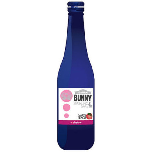 Banzai Bunny White Peach Sparkling Junmai Sake 300ml