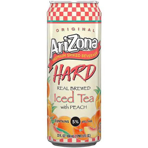 AriZona Hard Peach Iced Tea 22oz Can