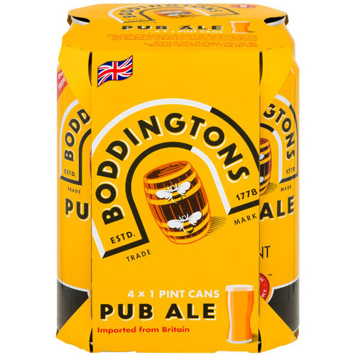 Boddingtons Pub Ale 16oz 4 Pack Cans Boddingtons Pub Ale 16oz 4 Pack Cans
