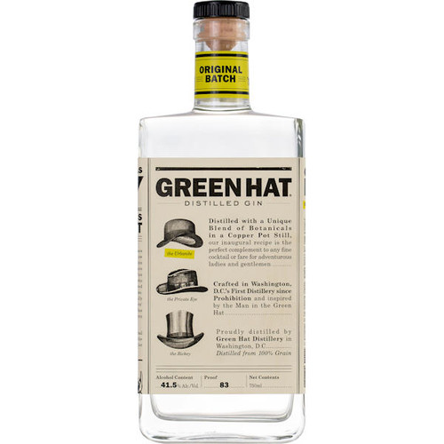 Green Hat Original Batch Gin 750ml