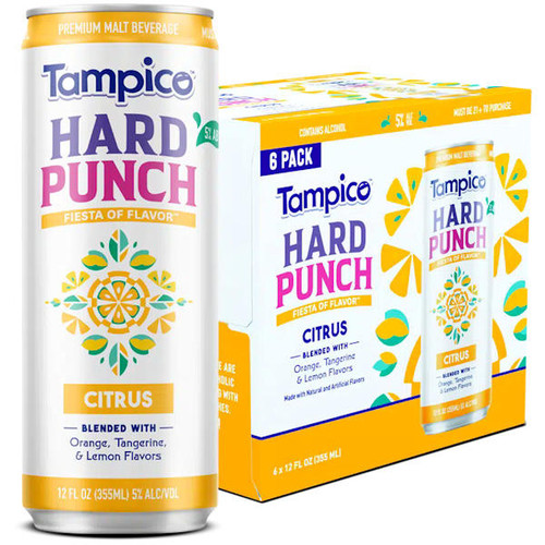 Tampico Hard Punch Citrus Ready To Drink Cocktail 12oz 6-Pack