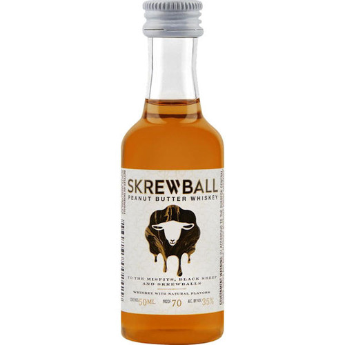 50ml Mini Skrewball Peanut Butter Whiskey 50ml Mini Skrewball Peanut Butter Whiskey