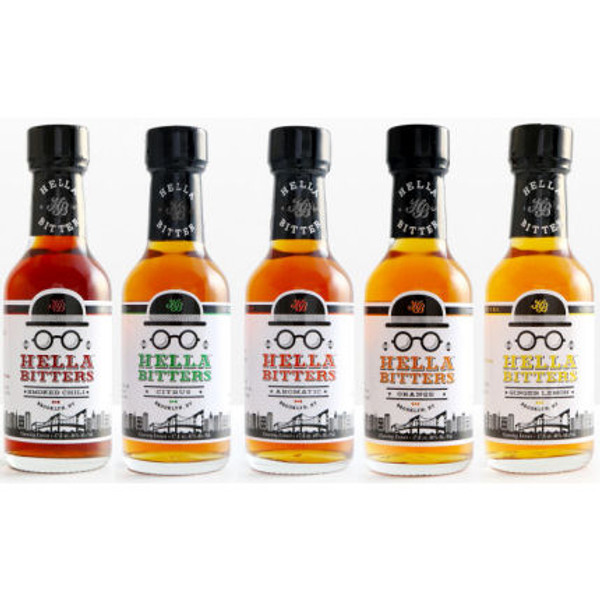 Hella Bitters 5 Pack Bar Set Hella Bitters 5 Pack Bar Set