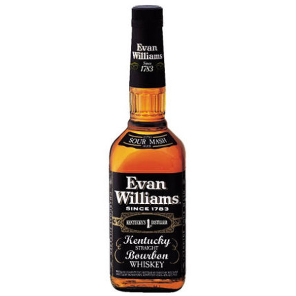 Evan Williams Black Label Kentucky Straight Bourbon Whiskey 750ml'