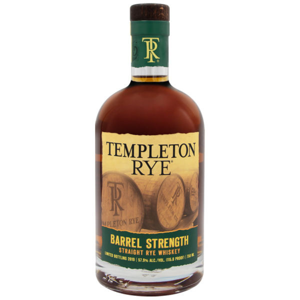 Templeton Rye Barrel Strength Straight Rye Whiskey 750ml