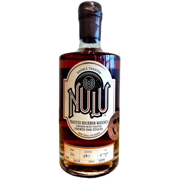Nulu Double Toasted French Oak Bourbon Whiskey 750ml
