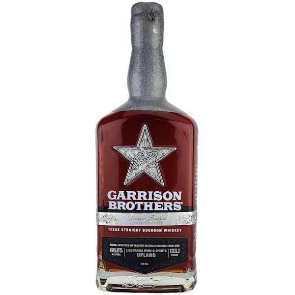 Garrison Brothers Store Selection Single Barrel Cask Strength Texas Straight Bourbon Whiskey 750ml