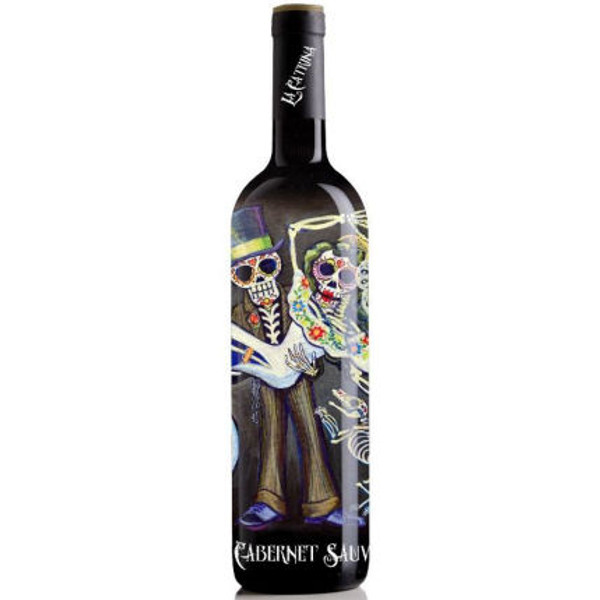 La Catrina Day of the Dead Bride and Groom California Cabernet