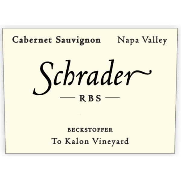 Schrader RBS Beckstoffer To Kalon Napa Cabernet