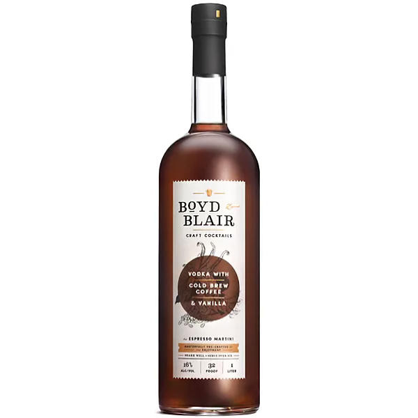 Boyd & Blair The Espresso Martini Ready to Drink Craft Cocktail 1L