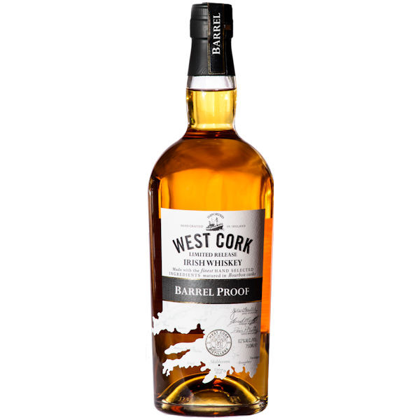 West Cork Bourbon Cask Barrel Proof Irish Whiskey 750ml