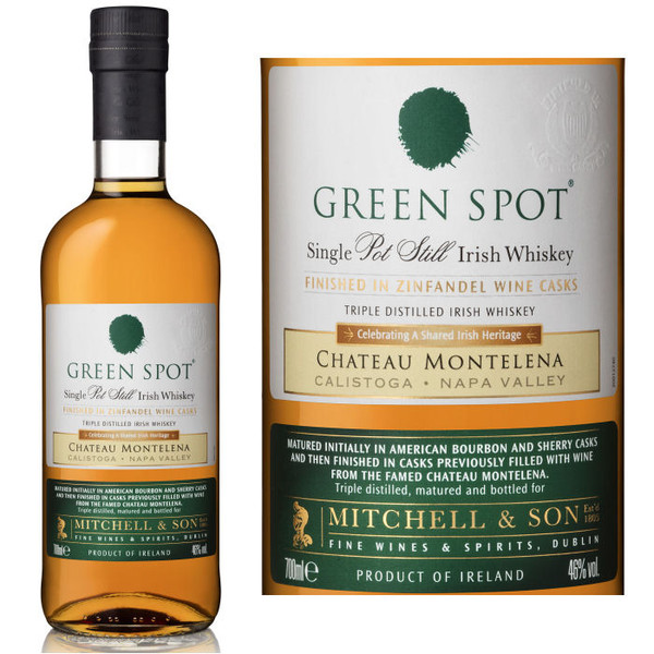 Mitchell & Son Green Spot Chateau Montelena Single Pot Still Irish Whiskey 750ml Mitchell & Son Green Spot Chateau Montelena Single Pot Still Irish Whiskey 750ml