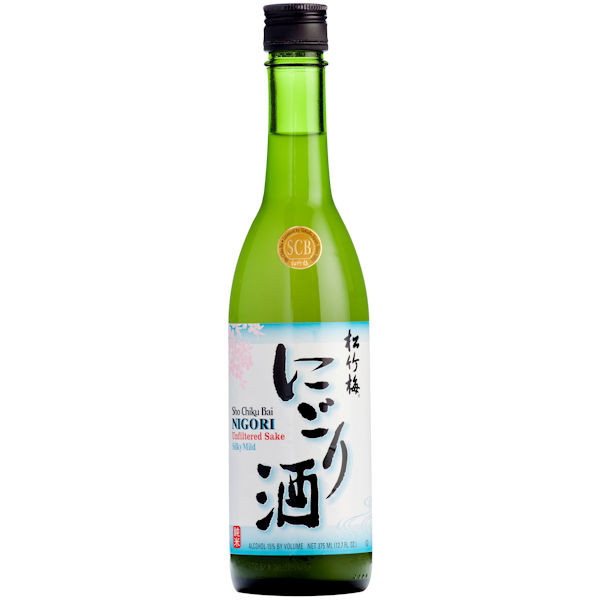 Sho Chiku Bai Junmai Nigori Sake 375ml US (Unfiltered Sake)