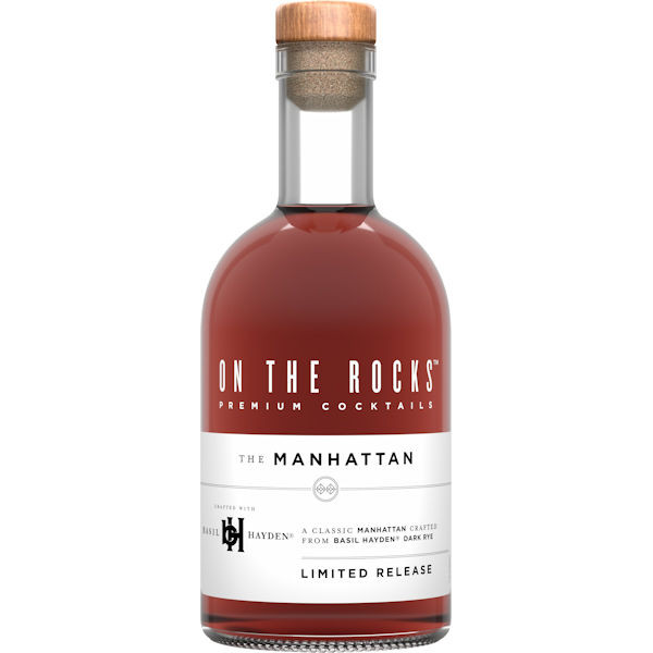 On The Rocks Basil Hayden The Manhattan Ready-To-Drink Cocktail 375ml