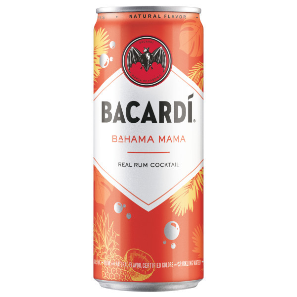 Bacardi Bahama Mama Rum Ready To Drink Cocktail 355ml 4-Pack