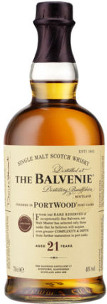 Balvenie 21 Year Old Portwood Single Malt Scotch 750ml