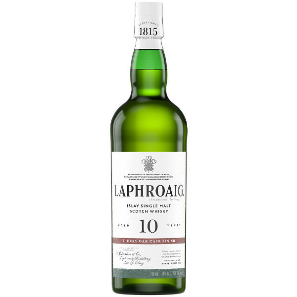 Laphroaig 10 Year Old Sherry Oak Finish Islay Single Malt Scotch 750ml