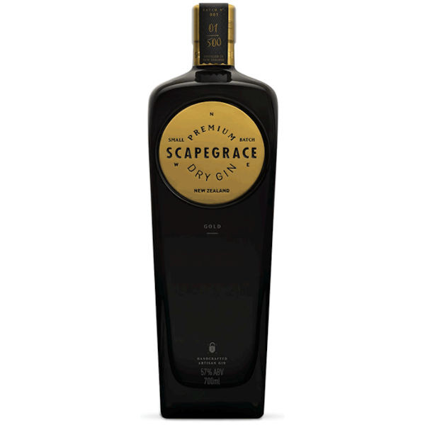 Scapegrace Gold New Zealand Dry Gin 750ml