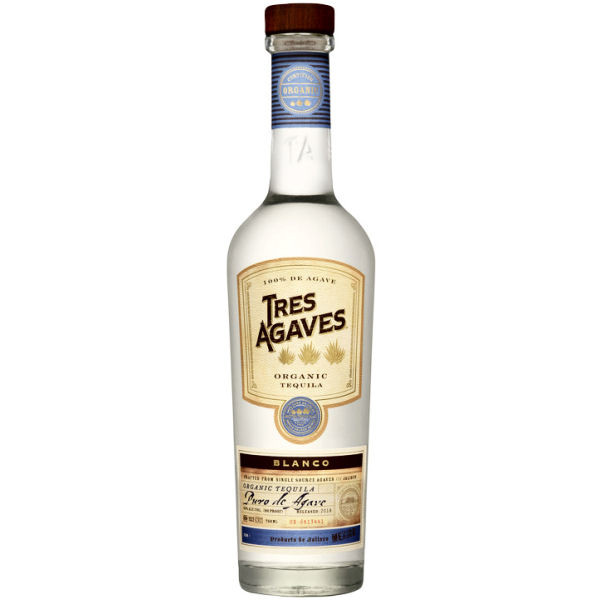 Tres Agave Blanco Organic Tequila 750ml