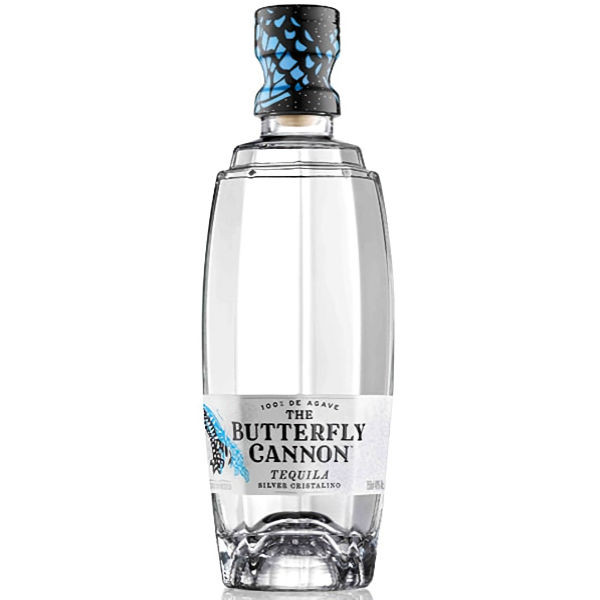 The Butterfly Cannon Silver Cristalino Tequila 750ml