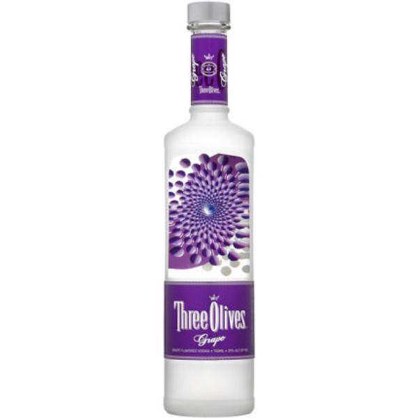 Three Olives Grape Vodka 750ml