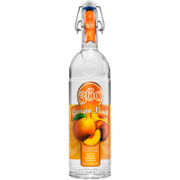 360 Vodka Georgia Peach Vodka 750ml