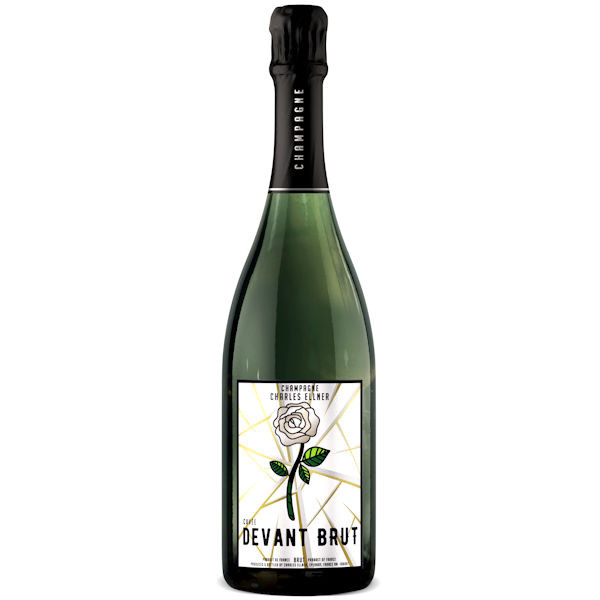 Devant Champagne Brut Cuvee NV 750ml is full and round with smooth flavors and fine persistent bubbles. The extra measure of Chardonnay contributes elegance and austerity