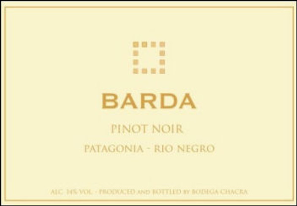 Bodega Chacra Barda Pinot Noir Rio Negro