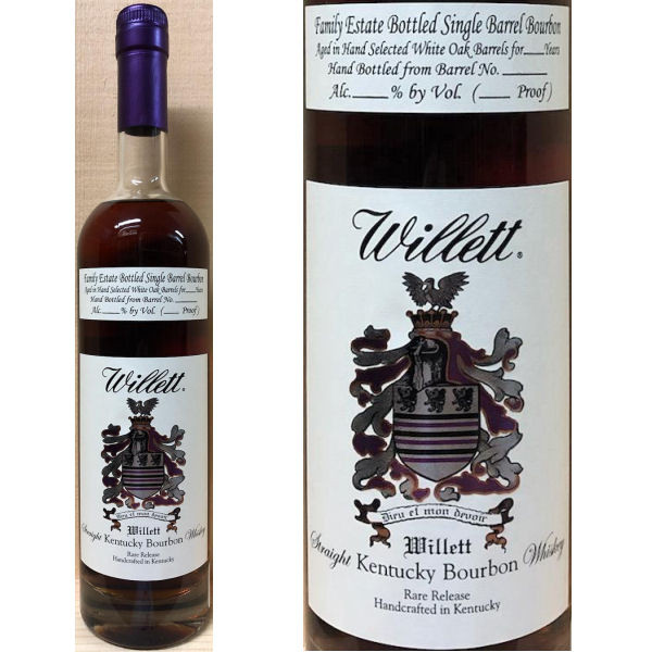 Willett Family Estate 8 Year Old Single Barrel Bourbon Whiskey 750ml