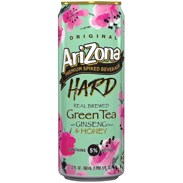AriZona Hard Ginseng & Honey Green Tea 22oz Can