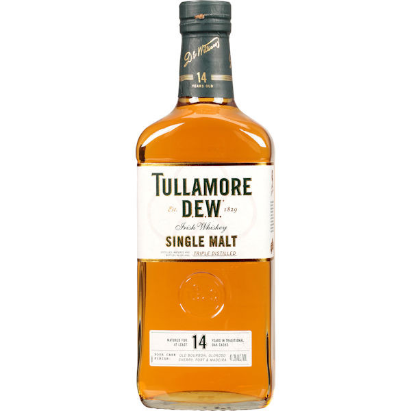 Tullamore D.E.W. 14 Year Old Single Malt Irish Whiskey 750ml