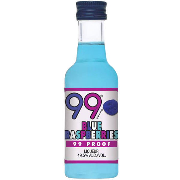 50ml Mini 99 Blue Raspberries Schnapps Liqueur