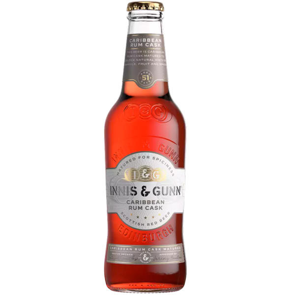 Innis & Gunn Caribbean Rum Cask Scottish Red Beer 330ml 6 Pack Bottles