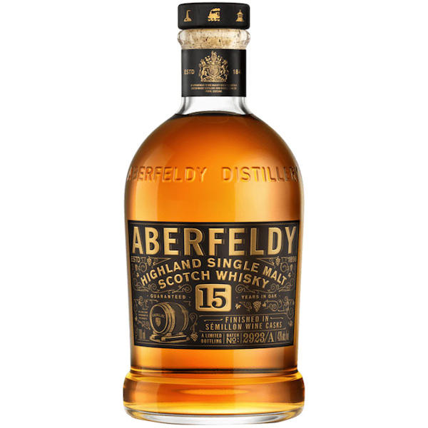 Dewar's Aberfeldy 15 Year Old Cadillac White Wine Cask Highland Single Malt Scotch 750ml