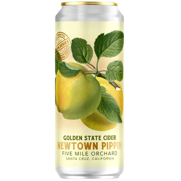 Golden State Newtown Pippin Hard Cider 16oz 4 Pack Cans