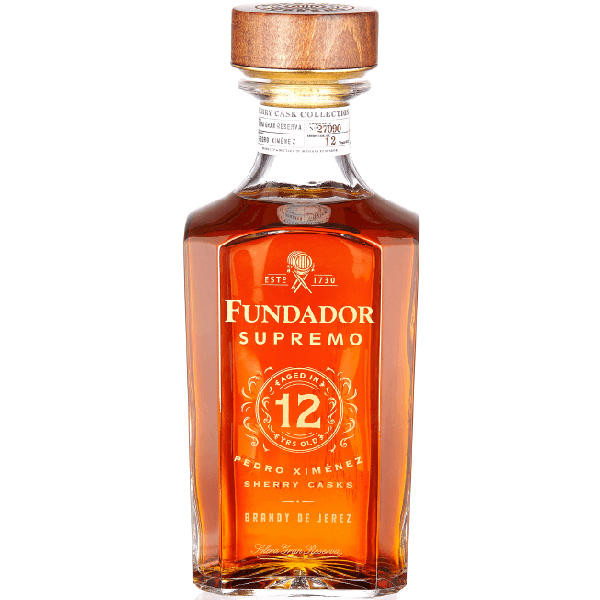 Fundador Supremo 12 Year Old Sherry Cask Brandy 1L Fundador Supremo 12 Year Old Sherry Cask Brandy 1L
