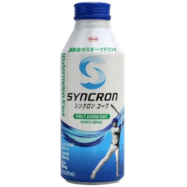 Syncron Post Workout Sports Drink Endorsed by Shohei Ohtani Watermelon Kiwi 16oz