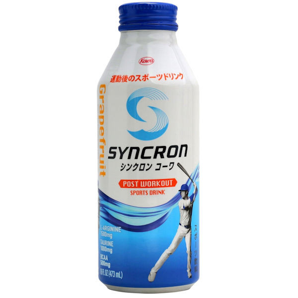 Syncron Post Workout Sports Drink Endorsed by Shohei Ohtani Grapefruit 16oz