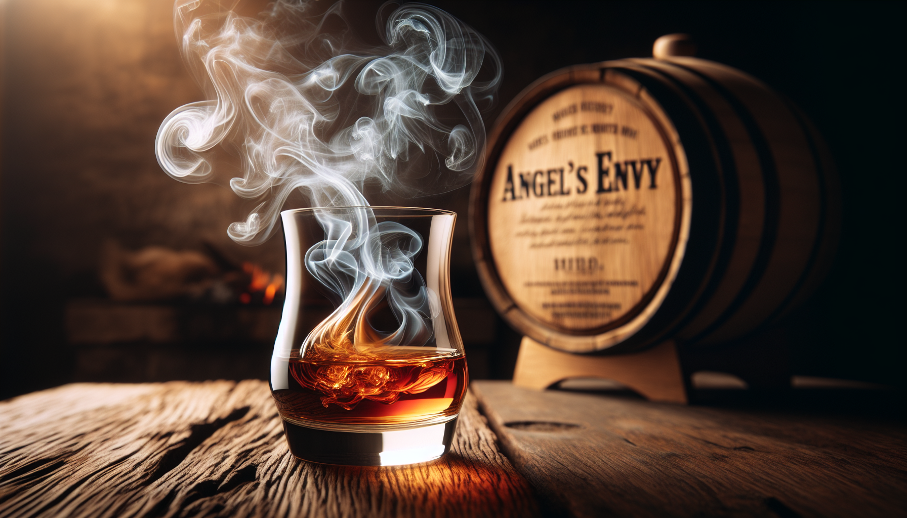 Angel's Envy Bourbon with lingering sweetness