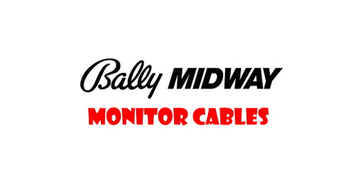 Bally Monitor Cables for Games like Spy Hunter, Satan's Hollow, Tapper and More